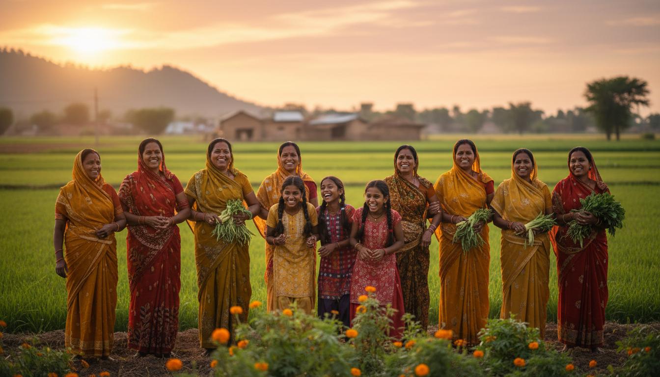 Indian women and girls